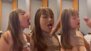 คลิปหลุดใหม่ น้องยายี๋ nongyaye นั่งดูดควยรอรับน้ำเงี่ยนจากหนุ่ม ชัดน้ำแตกใส่ปาก ดูดหัวควยให้ปิดท้ายฟินจังเธอ