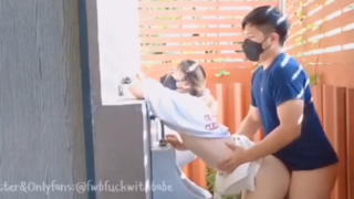 คลิปหลุดมาใหม่ Fwbfuckwithbabe แอบเย็ดกันในห้องน้ำชาย ยืนเอาควยเสียบหีจัดกันกลางวันเสกๆ ท่าอุ้มแตงซอยยับ