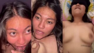 คลิปหลุดสาววัยรุ่น น่ารักหุ่นกำลังแน่นพอดีเลย ดูดหัวควยแรงดังจ๊วบ โดนควยสอดเสียบกระแทกเย็ดหี