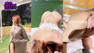 คลิปหลุด Onlyfans kaijeaw น้องไข่เจียว ตัวเล็กๆผิวขาวนมโต แอบมาเสียวกันนอกบ้าน ก้มลงไปดูดควยให้ชายเดี่ยวแบบเสียวๆ ก่อนจะแอ่นหลังให้เขี่ยหี ลูบหีฟินๆ